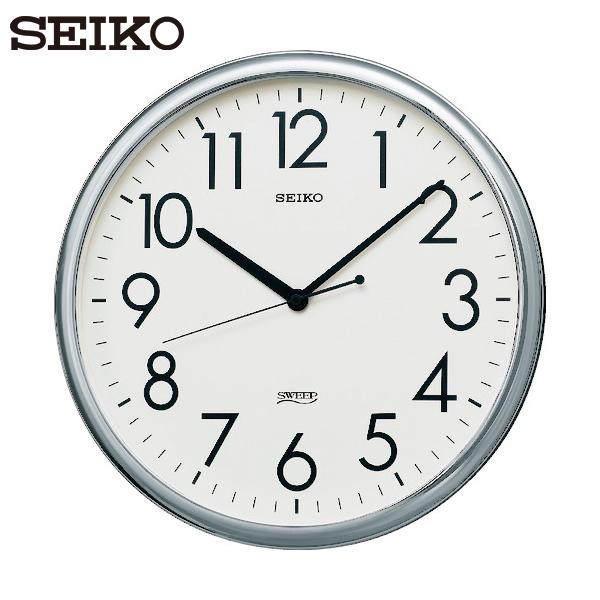 SEIKO オフィスクロック 直径314×36 P枠 銀色 (1個) 品番：KH220A