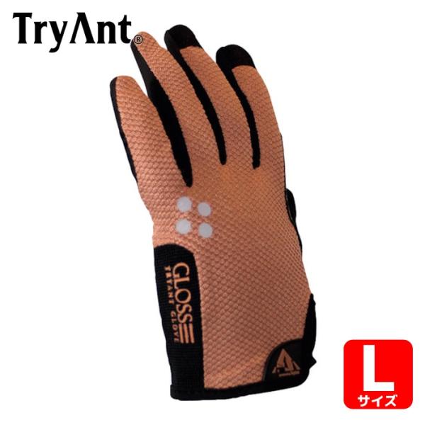 TryAnt 人工皮革手袋 716 3D GLOSS PU シャンパンゴールド L (1双) 716...