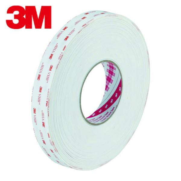3M スリーエム VHB構造用接合テープ Y-4930 25mmX10m 白 (1巻) Y4930 ...