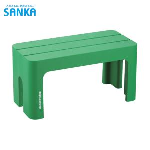 SANKA デコラステップ トール L グリーン(1台) 品番：DS-TLG
