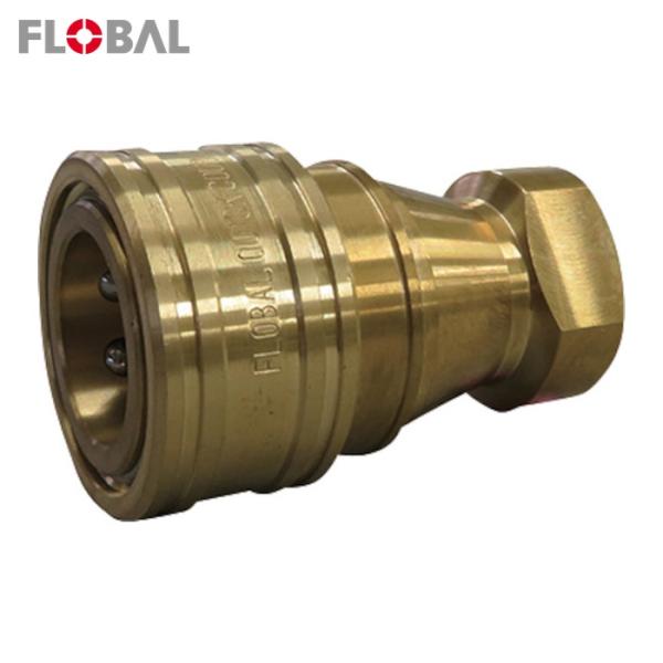 フローバル FLOBAL KS-4S(BSBM) 両路開閉型クイックカップリング KS-4S(BSB...