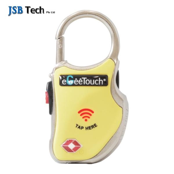 JSBTECH 5-01000-86 eGeeTouchスマートトラベルロック(黄) (1個)