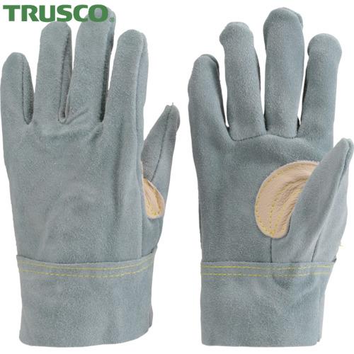 TRUSCO(トラスコ) オイル加工革手袋 当て付 Lサイズ (1双) TYK-107BH-L