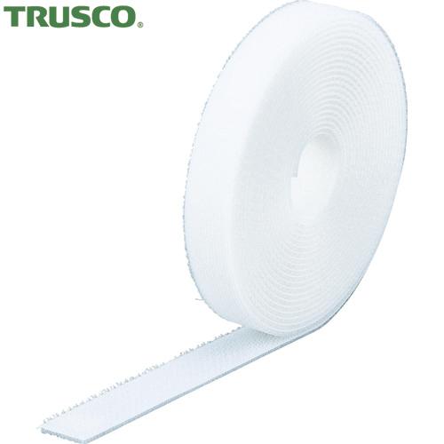 トラスコ TRUSCO マジックバンド 結束テープ 両面 幅20mm×長さ5m白 (1巻) 品番：M...