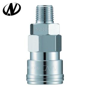 長堀工業 ナック クイックカップリング AL20型 鋼鉄製 メネジ取付用 (1個) 品番：CAL23SM