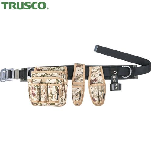 TRUSCO(トラスコ) ワークポジショニング腰道具4点セット デジタル迷彩 腰袋2段 (1S) 品...