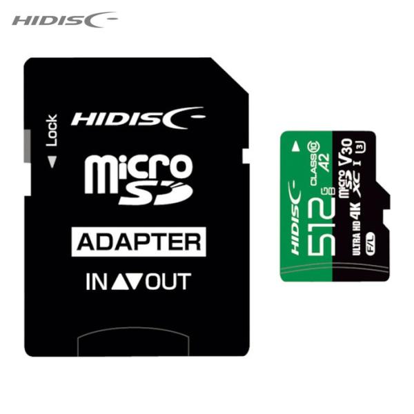 ハイディスク HIDISC HDMCSDX512GA2V30PRO 超高速R170シリーズmicro...