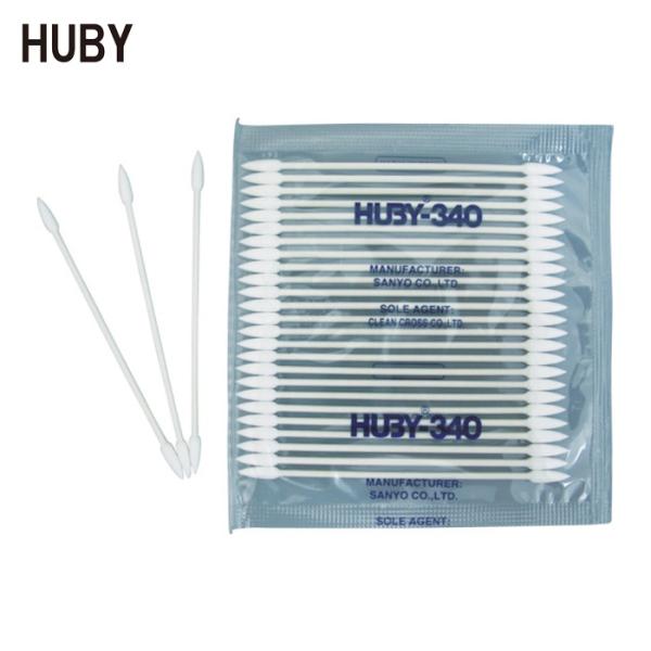 HUBY 3インチ 工業用綿棒(先端コーン型/シャープポイントスリム)BB-003MB (5000本...