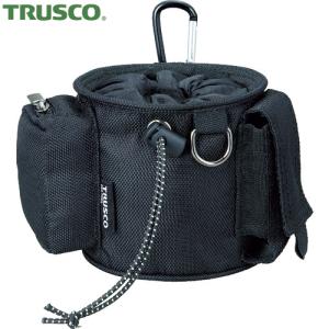 コンパクトツールケース シボリポケット ブラック TRUSCO TCTC2003BK