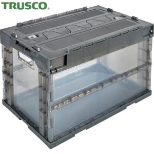 黒２０個TRUSCO　スケルコンオリコン50L 黒　【数量指定可能】 楽天市場】trusco 薄型折りたたみコンテナスケル 50l 黒 tsk