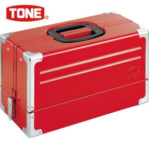 TONE ツールケース(メタル) V形3段式 433X220X240mm (BX331