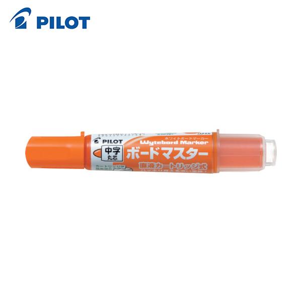 パイロット ホワイトボードマーカー ボードマスター 中字丸芯 オレンジ(1本) 品番：WMBM-12...