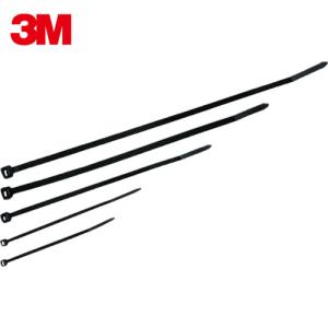 3M ナイロン結束バンド 屋外用 幅7.6X長さ370mm 100本入り (1袋) 品番：NBO-370MM