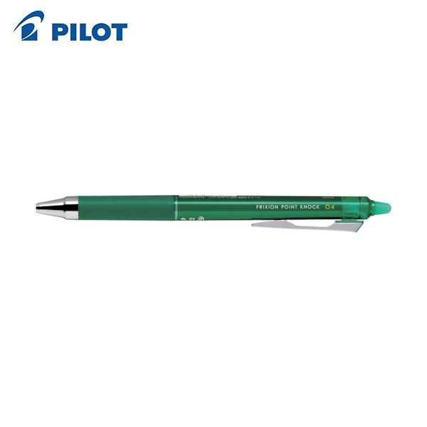 パイロット 消せるボールペン フリクションボールポイントノック 0.4 グリーン(1本) 品番：LF...