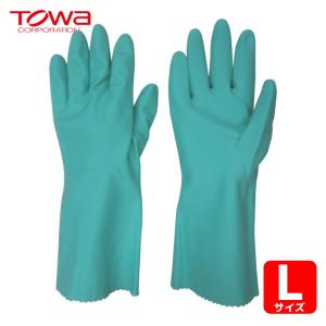 ビニスター 東和 塩化ビニール手袋 ソフトエース グリーン L (1双) 733-L｜工具ランドヤフーショップ