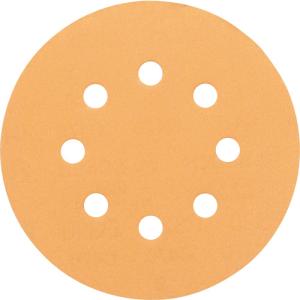 ボッシュ サンディングペーパー125mm ゴールド ＃80 5枚入り  品番：2608605069
