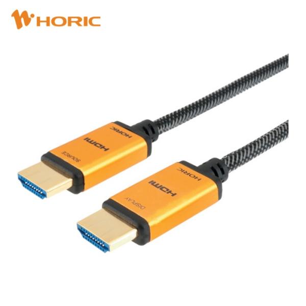 HORIC 光ファイバー HDMIケーブル 30m メッシュケーブル ゴールド HH300-542G...