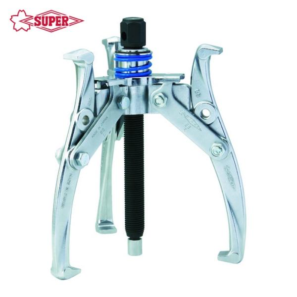 スーパーツール GT200S ギヤープーラGT型オートグリップ式 3本爪 D(被引抜き物の直径):8...