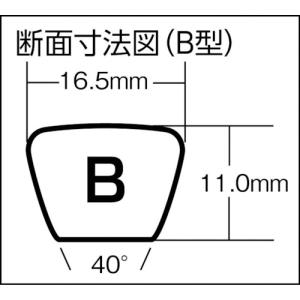 三ツ星ベルト B-132 標準型VベルトB型 ...の詳細画像1