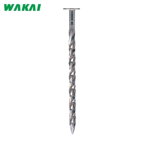 WAKAI 若井産業 ステンレス釘 スクリング[[R中]] 平頭 10X75 (1箱) 187075...