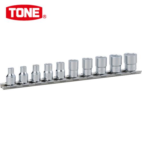 TONE(トネ) ソケットセット(6角・ホルダー付) 10pcs (1S) 品番：HS210