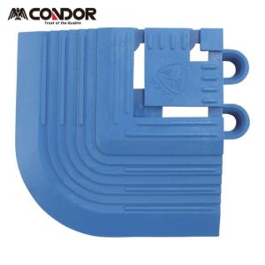 山崎産業 コンドル ジョイントスノコ ロイヤルソフト コーナー 青 (1個) F-138-FC-BL