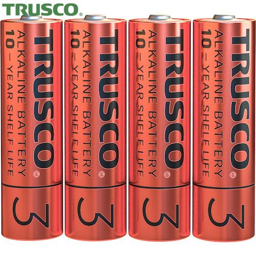 TRUSCO(トラスコ) アルカリ乾電池10年 単3(4本入)(1Pk) 品番：TLR6GPL-4S