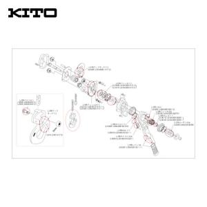 KITO キトーレバーブロックL5形 LB008・LB010・LB016・LB025用部品 ブレーキバン（1個） (1個) L5BA025-91511
