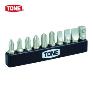 TONE トネ BTPM10S オフセット式ラチェットドライバー ドライバー&アダプタービットセット (1S)｜工具ランドヤフーショップ