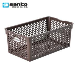 サンコープラスチック 432674 フランクバスケット 深型No.1 ブラウン 135×285×118mm (1個) 43267
