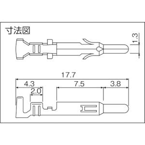 JST 日本圧着端子 LLM-41T-P1.3...の詳細画像1