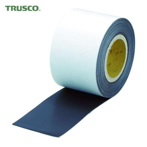 トラスコ TRUSCO マグネットロール のり付 t1.0mmX巾100mmX10m (1巻) TM...