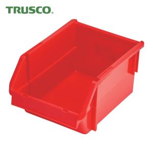 トラスコ TRUSCO T型コンテナ ネスティングタイプ 赤 (1個) 品番：T5-R