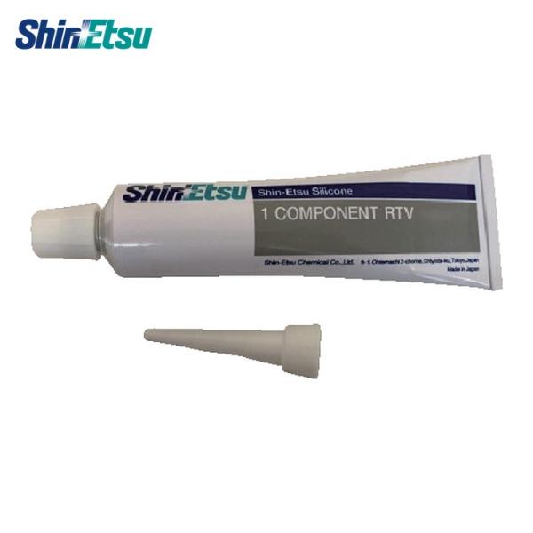 信越化学工業 工業用シーリング剤 シーリング 低分子シロキサン低減タイプ 100g ホワイト (1本...