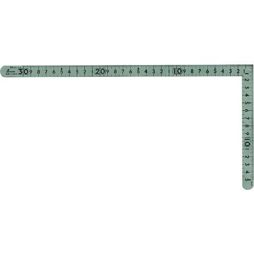 シンワ 曲尺小型 平ステン30cm×15cm 表裏同目 (1本) 品番：12325