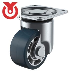 ユーエイ 重量用キャスター 自在車 75径 アルミホイルウレタン車輪