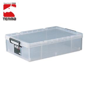 天馬 TENMA フタ式収納ケース フタ付き ロックス ROX 530M クリア 390