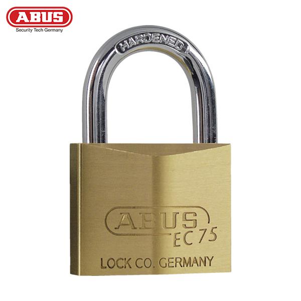 ABUS 真鍮南京錠 EC75-40 ディンプルシリンダー バラ番 (1個) 品番：EC75-40-...