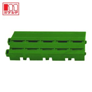 ミヅシマ工業 クロスラインマットエース 中フチ+ グリーン (1個) 420-0320