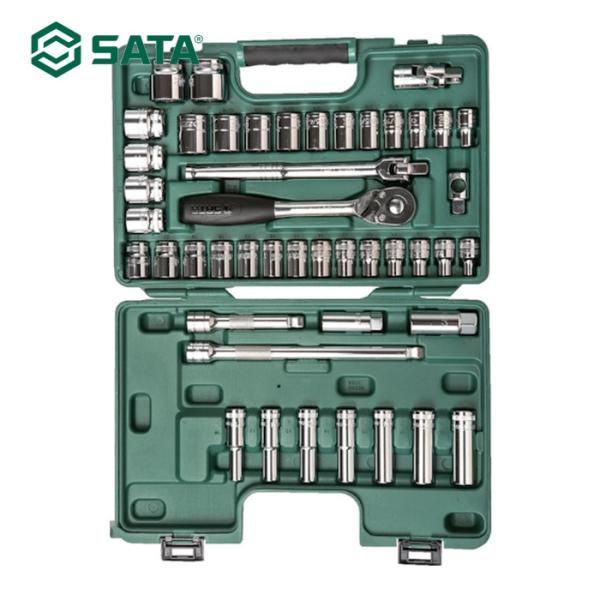 SATA 9006 1/2 DRソケットレンチセット(6角タイプ) (1S)