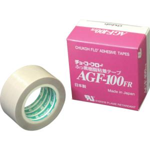 チューコーフロー フッ素樹脂(テフロンPTFE製)粘着テープ AGF100FR 0.13t×30w×10m (1巻) 品番：AGF100FR-13X30