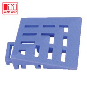 ミヅシマ工業 カラースノコジョイントRE コーナー ブルー (1個) 600-0120