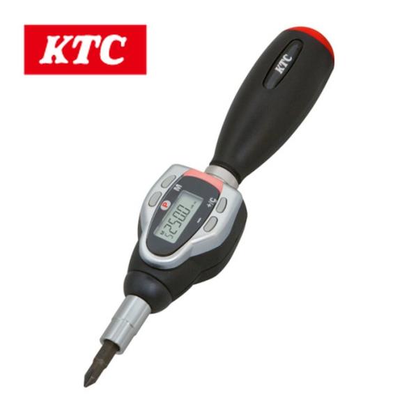 KTC トルクレンチ（デジタル式） デジラチェドライバタイプ トルク調整範0.5〜2.5N・m 差込...