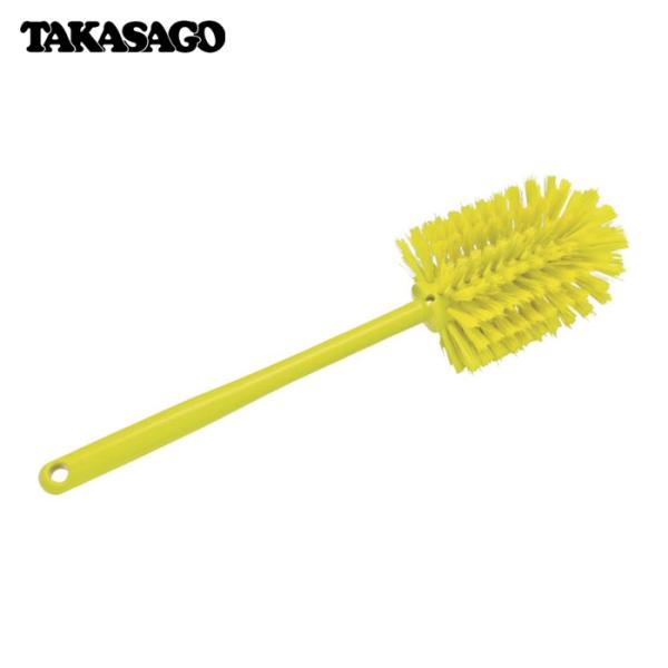 タカサゴ HPボトルブラシ一体型Φ80黄 (1個) 54208