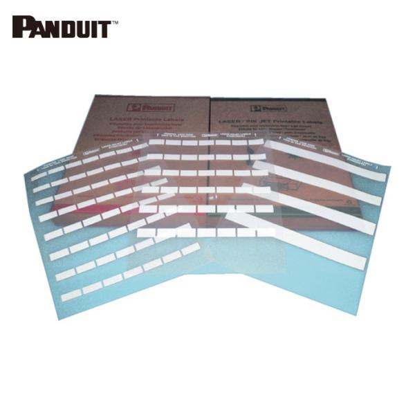 パンドウイット PANDUIT レーザープリンタ用セルフラミネートラベル ポリエステル 白 印字部縦...
