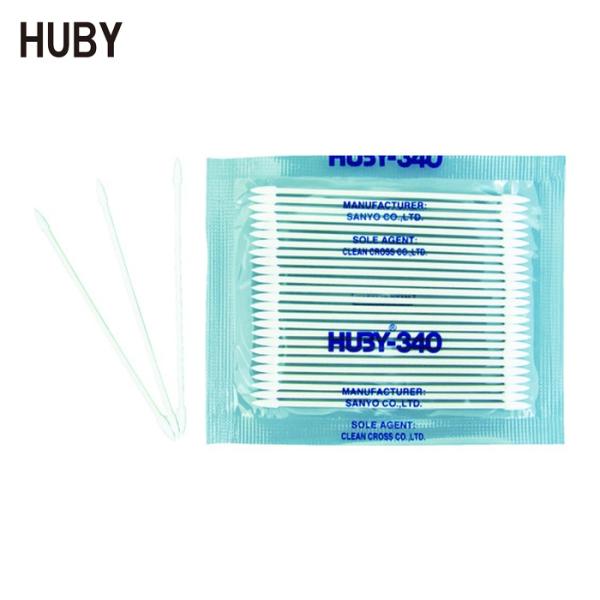 HUBY 3インチ 工業用綿棒(先端コーン型/ハードシャープポイントスリム)BB-013SP (10...