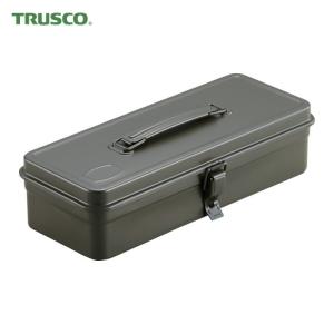 トラスコ TRUSCO トランク型工具箱 333X137X96.5 OD色 (1個) T-320-OD