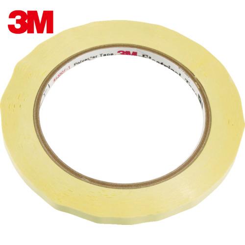 3M ポリエステル電気絶縁テープ 1350黄色 12mmX66m (1巻) 品番：1350FY-1 ...