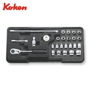 K*E出品 Ko−ken Z−EAL P2285Z ソケットセット差込角6.35mm 26ヶ組 : 設備プロ