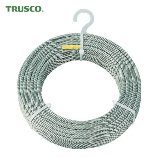 トラスコ TRUSCO ステンレスワイヤロープ Φ2.0mmX30m (1巻) CWS-2S30